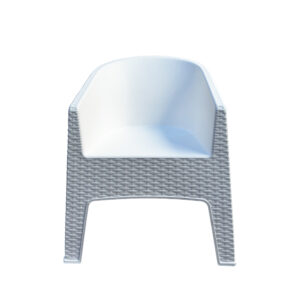 Sillón Oasis de Jardín tipo Ratan Blanco