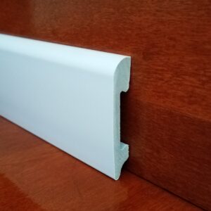 Zócalo PVC XPS Blanco 7 cm - Modelo ZB131