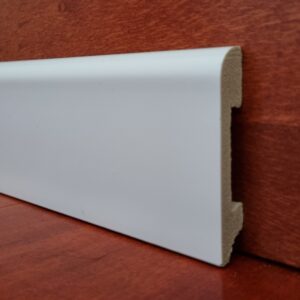 Zócalo PVC XPS Blanco 8 cm - Modelo ZB80