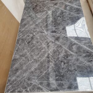 Placa PVC Marmolada - Modelo 8416 Gris con Vetas Blancas