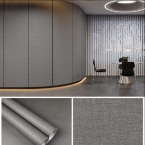 Vinilo Autoadhesivo modelo Tela Gris en rollos 120 cm de ancho. Precio x metro