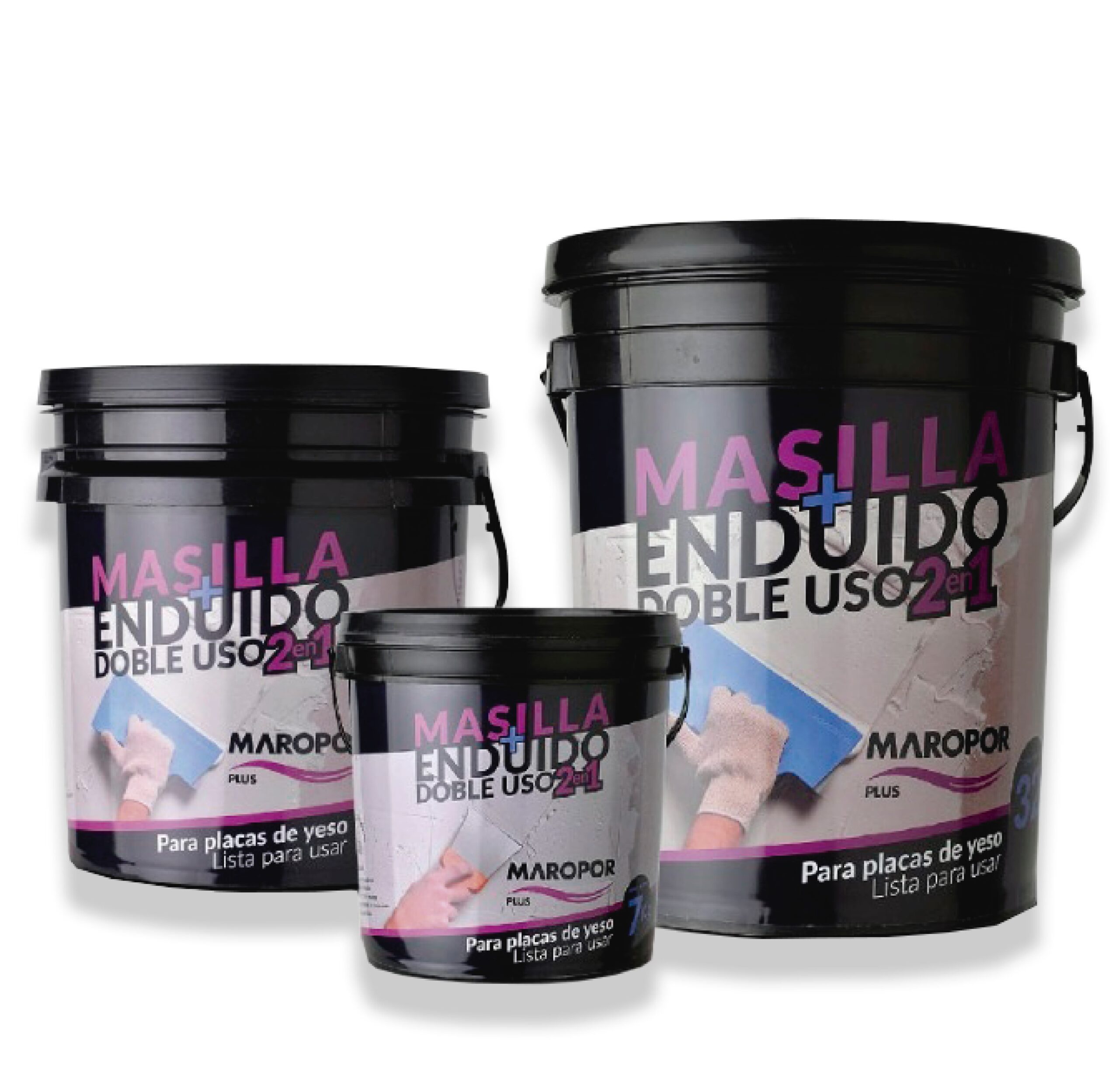 Masilla y Enduido Maropor - Balde 32 Kgs.