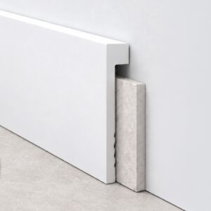 Tapazócalo PVC XPS Blanco 10 cm - Modelo TZ92