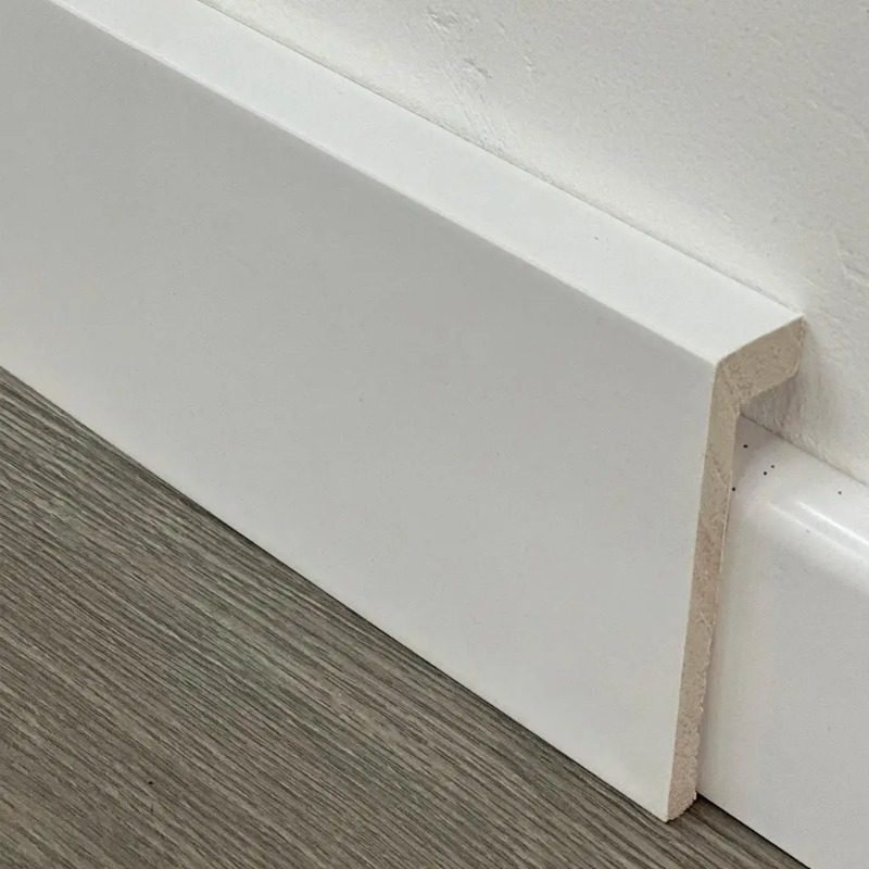 Tapazócalo PVC XPS Blanco 10 cm - Modelo TZ92 - Imagen 3